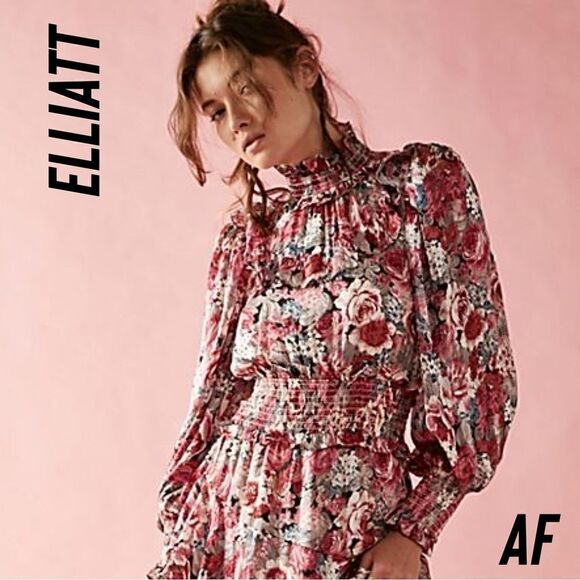 FREE PEOPLE ELLIATT DORIAN MAXI DRESS NWT XS - Picture 7 of 12